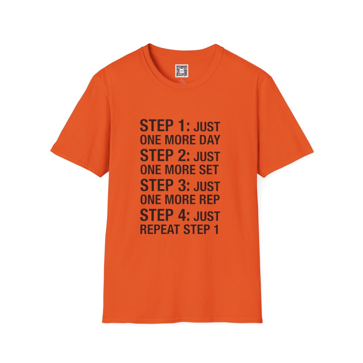'Steps 1 - 4' Crew Neck Soft Style T-Shirt (Unisex)