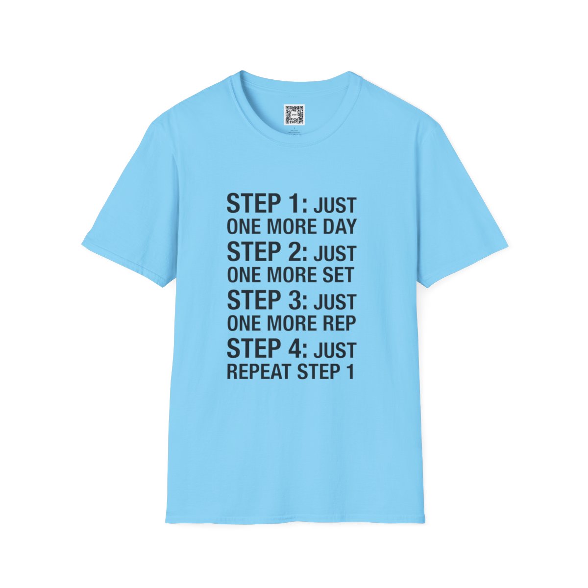 'Steps 1 - 4' Crew Neck Soft Style T-Shirt (Unisex)