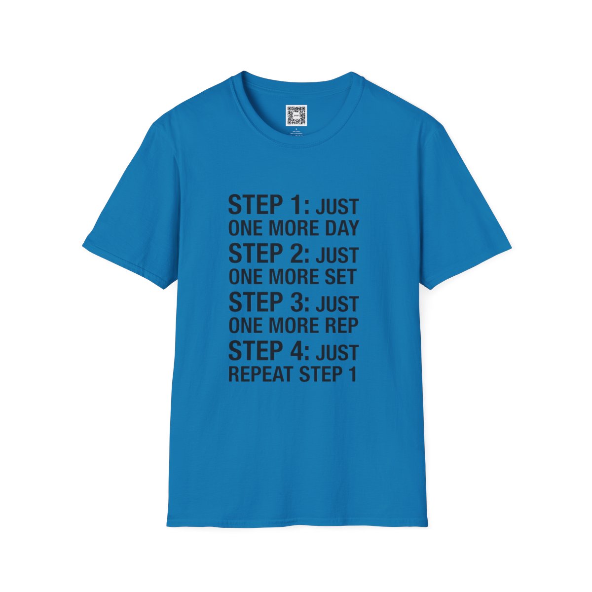 'Steps 1 - 4' Crew Neck Soft Style T-Shirt (Unisex)