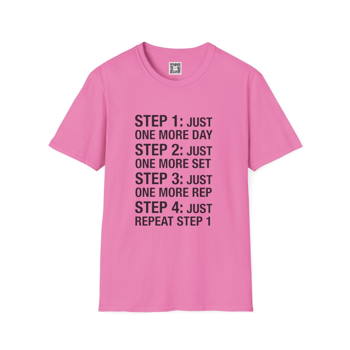 'Steps 1 - 4' Crew Neck Soft Style T-Shirt (Unisex)